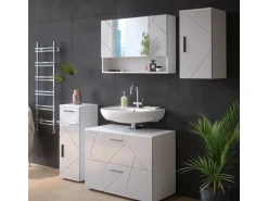Vicco Badschrank Irma Weiß Hochglanz 30 x 59 cm