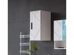 Vicco Badschrank Irma Weiß Hochglanz 30 x 59 cm