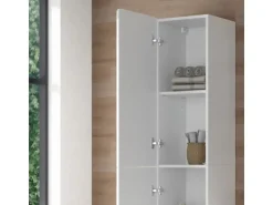 Vicco Badschrank Izan Weiß Hochglanz 37 x 172 cm