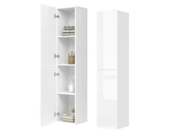 Vicco Badschrank Izan Weiß Hochglanz 37 x 172 cm