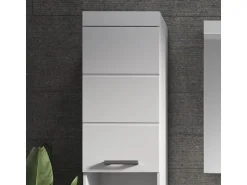 Vicco Badschrank Luna Weiß 37 x 190 cm