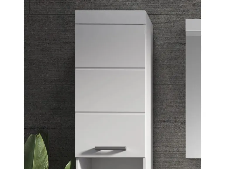 Vicco Badschrank Luna Weiß 37 x 190 cm