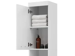 Vicco Badschrank Luna Weiß 37 x 190 cm