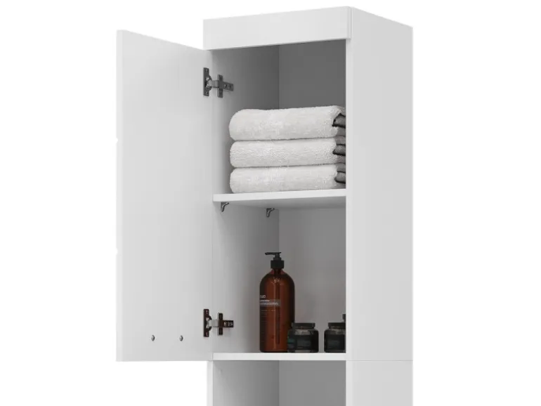 Vicco Badschrank Luna Weiß 37 x 190 cm