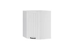 Vicco Eckhängeschrank Fame-Line Küchen-Eckschrank Weiß Landhaus/Weiß 57 cm