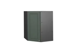 Vicco Eckhängeschrank Fame-Line Küchen-Eckschrank Grün-Gold Landhaus/Anthrazit 57 cm