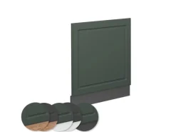 Vicco Frontblende Fame-Line Grün-Gold Landhaus/Anthrazit 60 cm ohne Arbeitsplatte