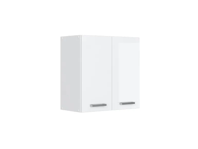 Vicco Hängeschrank R-Line Hängender Küchenschrank Weiß Hochglanz/Weiß 60 cm
