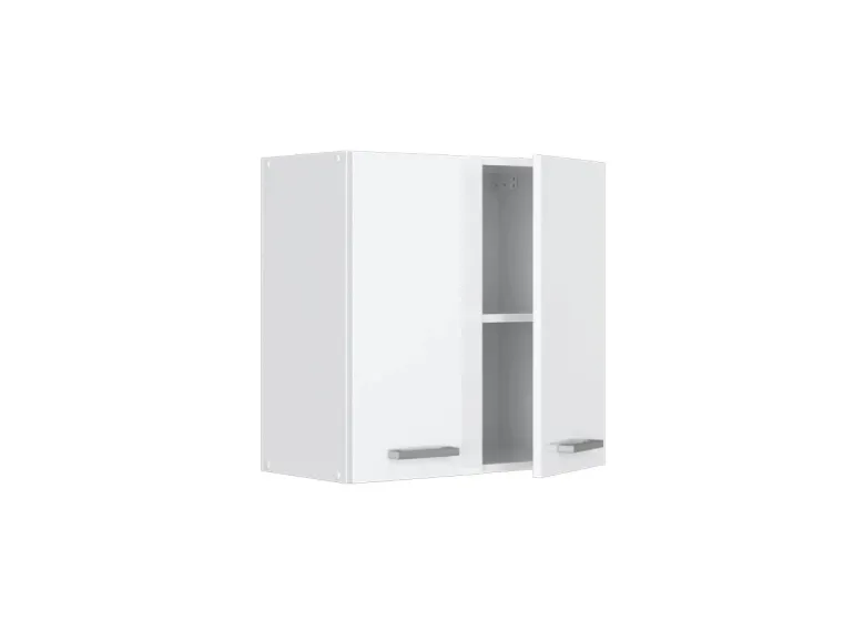 Vicco Hängeschrank R-Line Hängender Küchenschrank Weiß Hochglanz/Weiß 60 cm