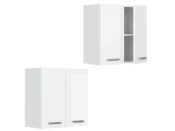 Vicco Hängeschrank R-Line Hängender Küchenschrank Weiß Hochglanz/Weiß 60 cm