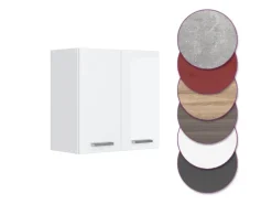 Vicco Hängeschrank R-Line Hängender Küchenschrank Weiß Hochglanz/Weiß 60 cm