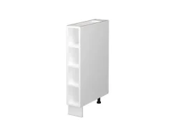 Vicco Küchenregal Fame-Line Offener Küchenschrank Weiß/Weiß 15 cm ohne Arbeitsplatte