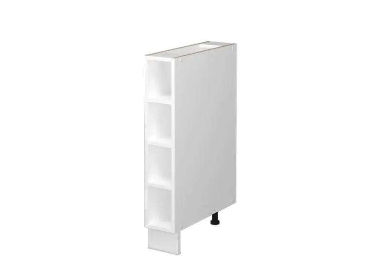 Vicco Küchenregal Fame-Line Offener Küchenschrank Weiß/Weiß 15 cm ohne Arbeitsplatte