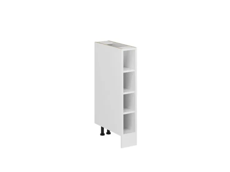 Vicco Küchenregal R-Line Offener Küchenschrank Weiß 15 cm ohne Arbeitsplatte