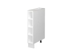 Vicco Midischrank Fame-Line Weiß/Weiß 15 x 82 cm ohne Arbeitsplatte