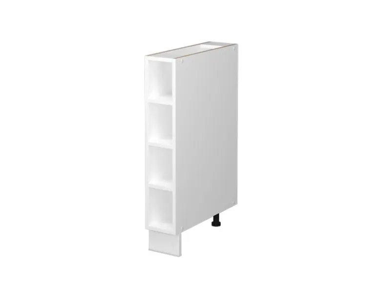 Vicco Midischrank Fame-Line Weiß/Weiß 15 x 82 cm ohne Arbeitsplatte