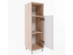 Vicco Midischrank Fynn Sonoma/Weiß 30 x 95 cm
