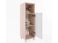 Vicco Midischrank Fynn Sonoma/Weiß 30 x 95 cm