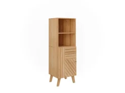 Vicco Midischrank Lucie Bambus 40 x 124 cm