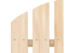 vidaXL Adirondack-Gartenstuhl mit Tisch Massivholz Tanne 315922