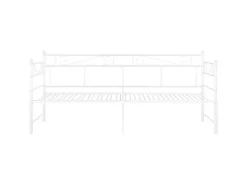 vidaXL Ausziehsofa Bettgestell Weiß Metall 90x200 cm Modell 5650979