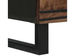 vidaXL Badezimmermöbel Set mit Regal 3-Tlg Braun Massives Mango-Holz 3310053