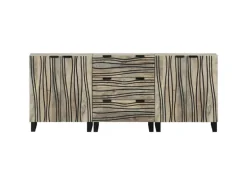 vidaXL Badezimmermöbel Set mit Regal 3-Tlg Weiß Massives Mango-Holz 3310047