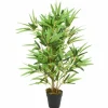 vidaXL Bambusbaum Künstlich 368 Blätter 80 cm Grün Modell 1