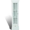 vidaXL Bücherregal 3 Fächer Weiß Holz 60639