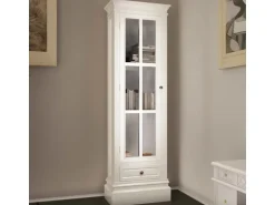 vidaXL Bücherregal 3 Fächer Weiß Holz 60639
