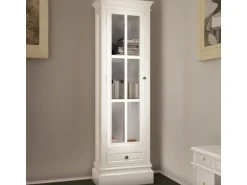 vidaXL Bücherregal 3 Fächer Weiß Holz 60639