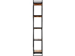 vidaXL Bücherregal 5 Fächer 60x30x180 cm Altholz Massiv