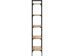 vidaXL Bücherregal 5 Fächer Sonoma-Eiche 56x31,5x174 cm Holzwerkstoff
