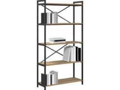 vidaXL Bücherregal Artisan-Eiche 80 x 30 x 155 cm Holzwerkstoff 868418
