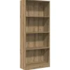 vidaXL Bücherregal Artisan-Eiche 60x24x143 cm Holzwerkstoff 857820
