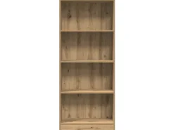 vidaXL Bücherregal Artisan-Eiche 60x24x143 cm Holzwerkstoff 857820