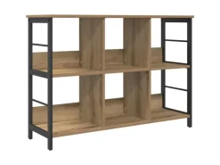 vidaXL Bücherregal Artisan-Eiche 102 x 32 x 72,5 cm Holzwerkstoff 884017