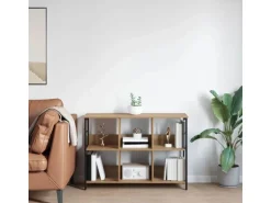 vidaXL Bücherregal Artisan-Eiche 102 x 32 x 72,5 cm Holzwerkstoff 884017
