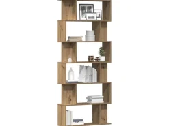 vidaXL Bücherregal Artisan-Eiche 80x24x192 cm Holzwerkstoff 855783