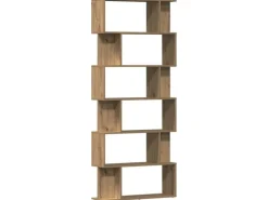 vidaXL Bücherregal Artisan-Eiche 80x24x192 cm Holzwerkstoff 855783