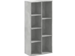 vidaXL Bücherregal Betongrau 50x25x105 cm Holzwerkstoff 852792