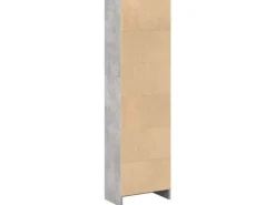 vidaXL Bücherregal Betongrau 40x24x143 cm Holzwerkstoff 857786