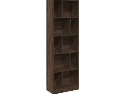 vidaXL Bücherregal Braun Eichen-Optik 57x28,5x174 cm Holzwerkstoff