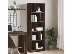 vidaXL Bücherregal Braun Eichen-Optik 57x28,5x174 cm Holzwerkstoff