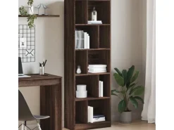 vidaXL Bücherregal Braun Eichen-Optik 57x28,5x174 cm Holzwerkstoff