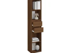 vidaXL Bücherregal Braun Eichen-Optik 36x30x171 cm Holzwerkstoff