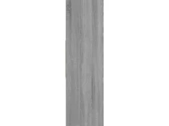 vidaXL Bücherregal Grau Sonoma 97,5x29,5x100 cm Holzwerkstoff