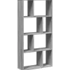 vidaXL Bücherregal Grau Sonoma 60x20x120 cm Holzwerkstoff 858152
