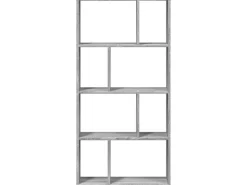 vidaXL Bücherregal Grau Sonoma 60x20x120 cm Holzwerkstoff 858152