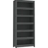 vidaXL Bücherregal Grau 80x35x183 cm Massivholz Kiefer